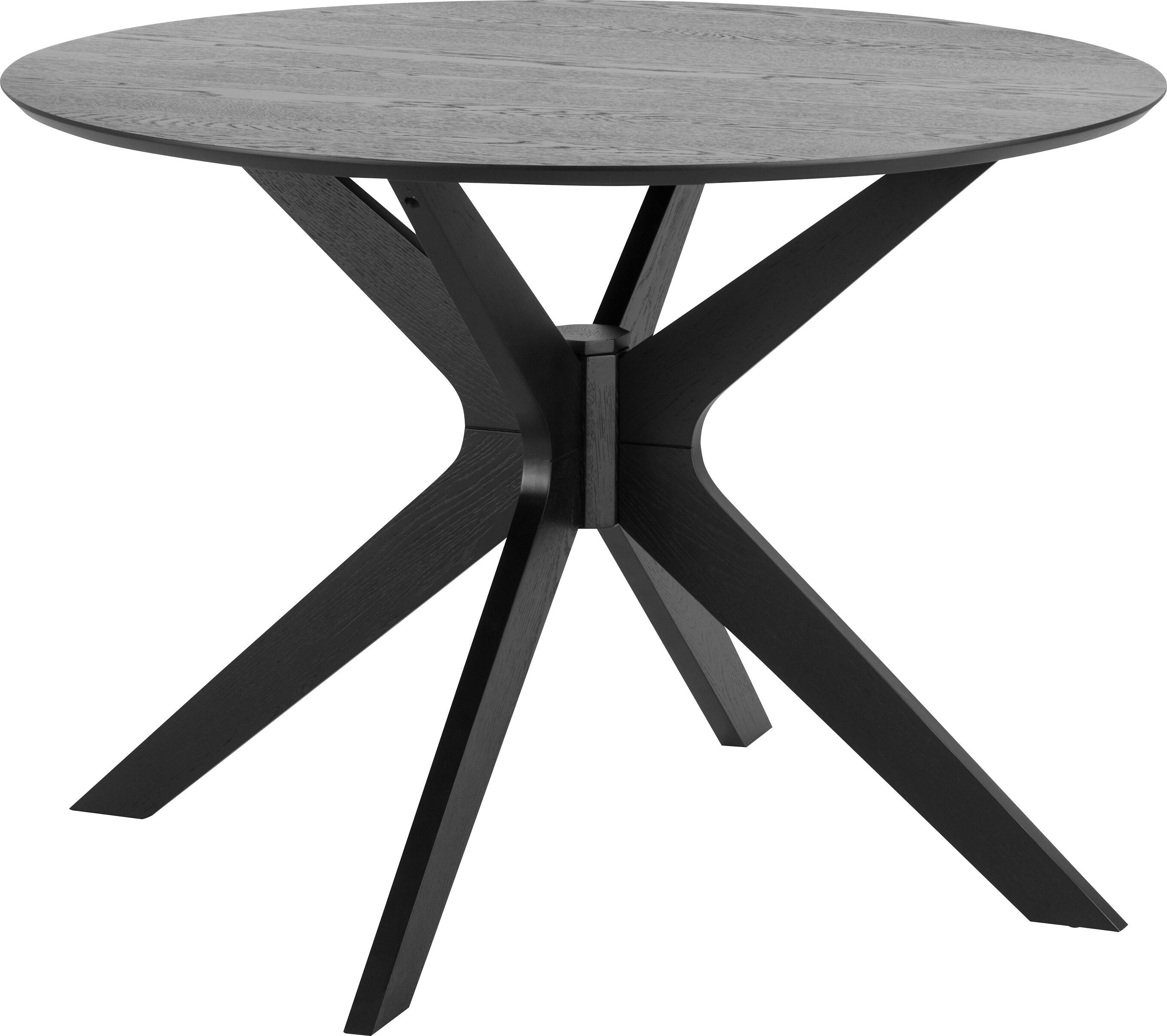 ELIRA Tisch - Eiche / Schwarz / H: 75.0 cm