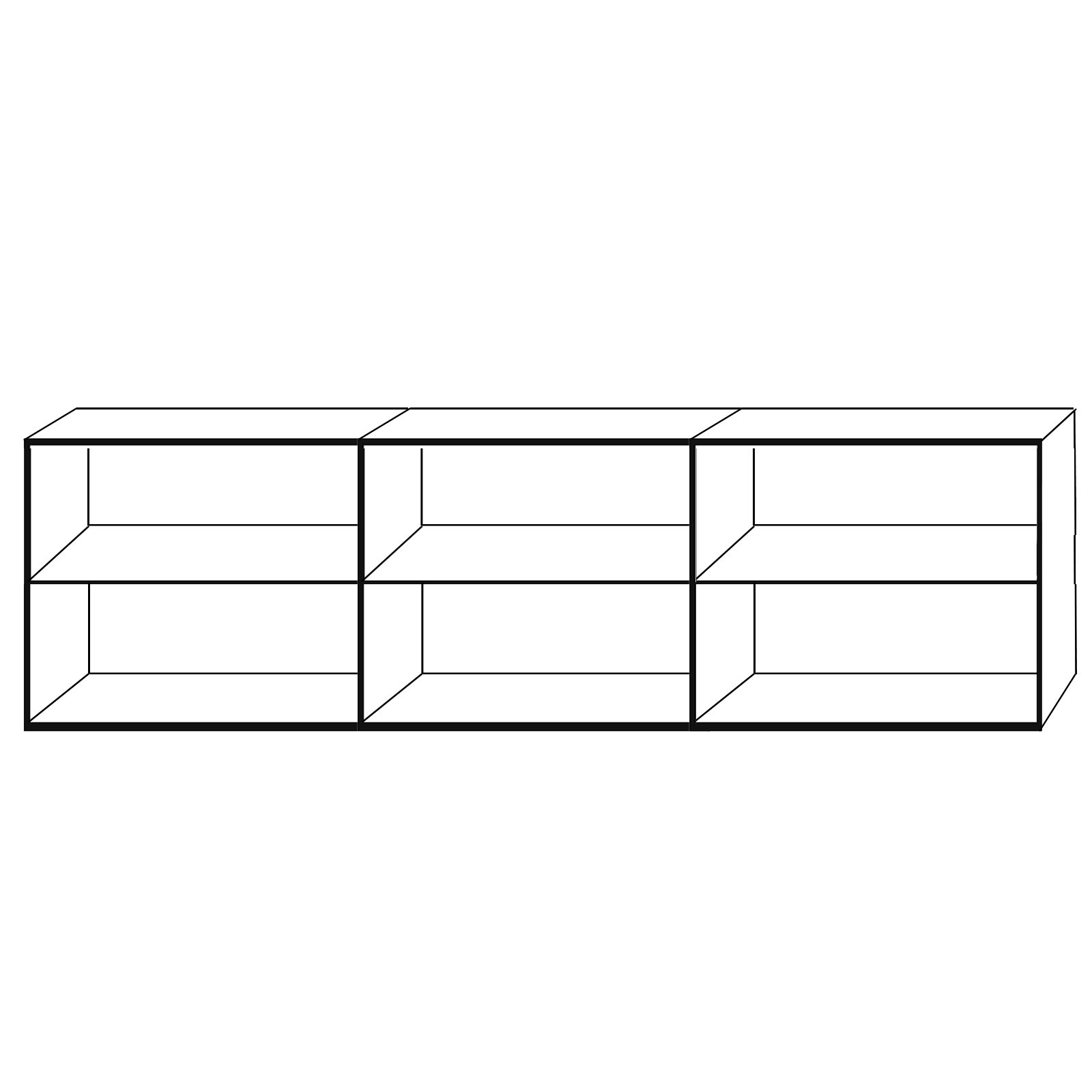 Lowboard - Kernbuche Massivholz - 155 cm