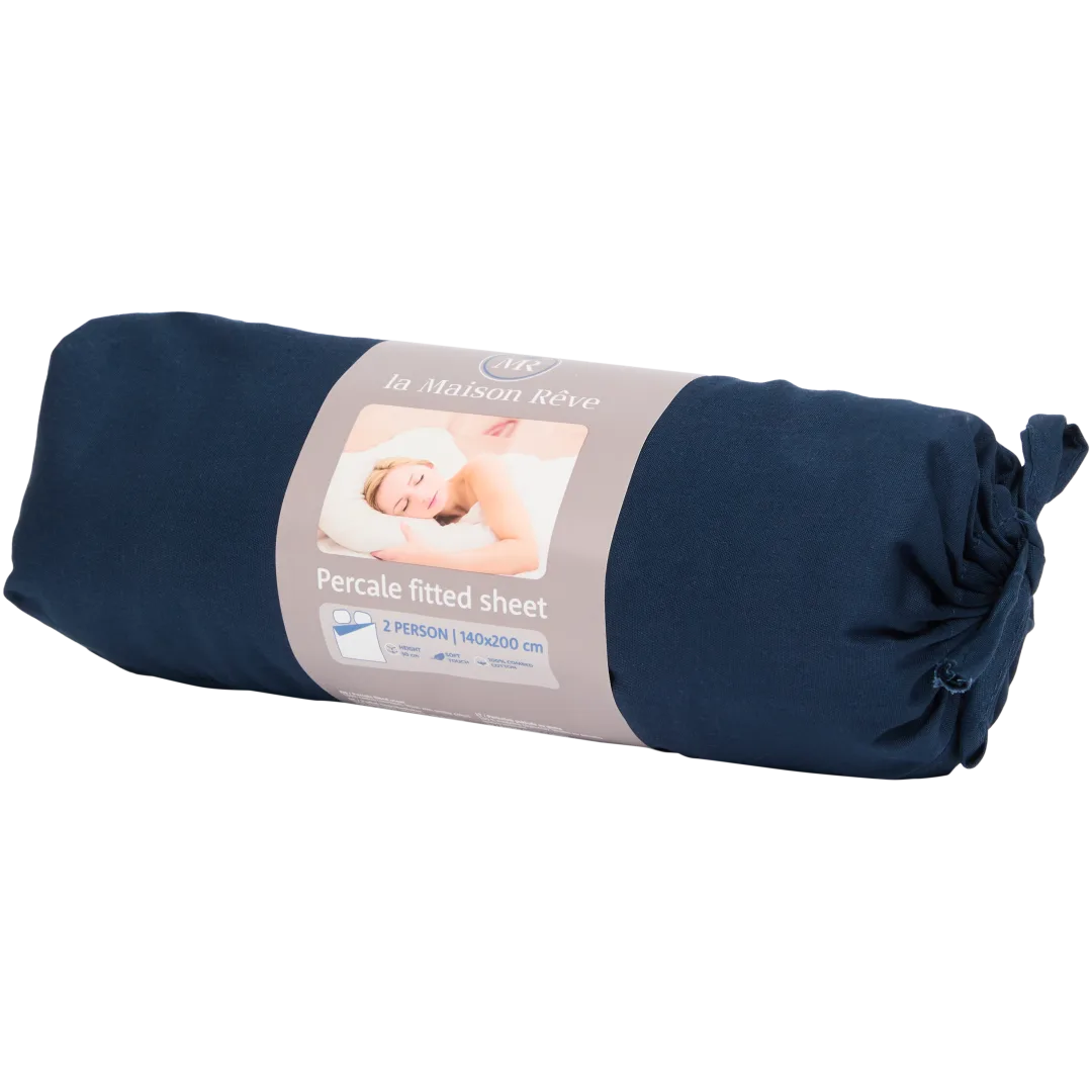 Drap-housse en percale de coton La Maison Rêve