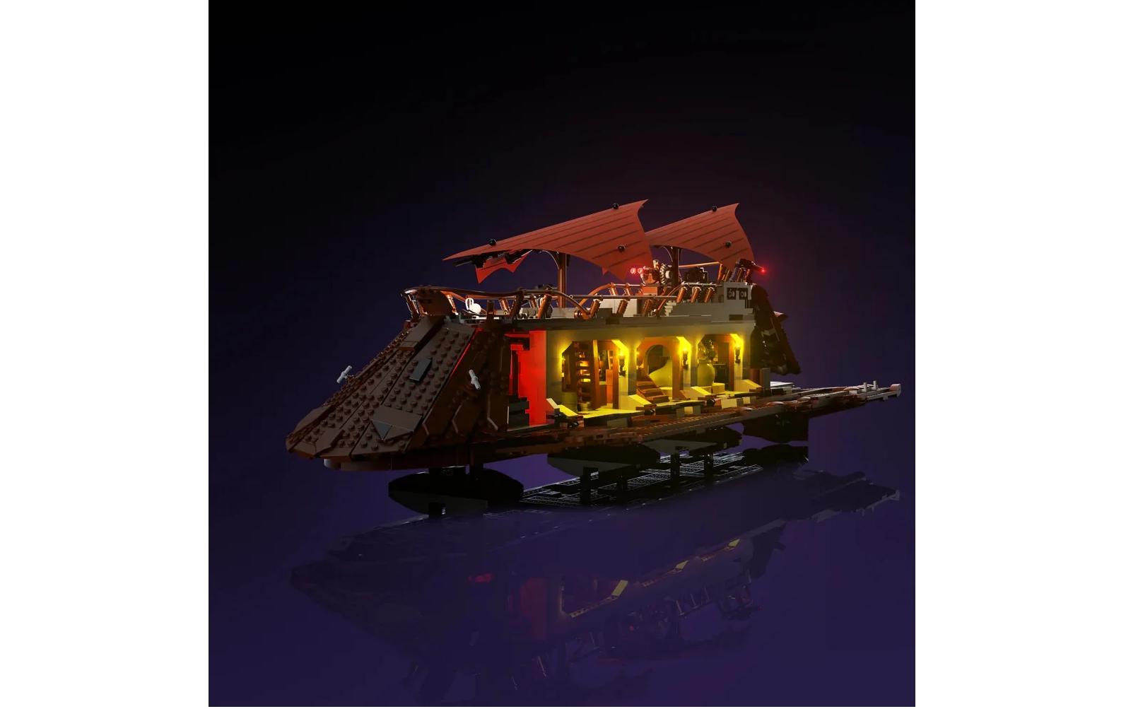 LED-Licht-Set für LEGO® für 75397 SW – Jabbas Segelbarke<br>Beleuchtungs-Kit