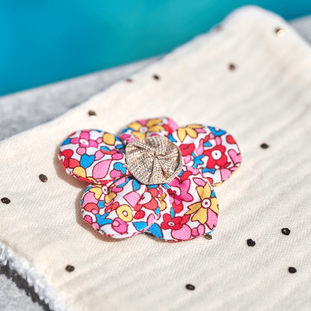 Mini Barrette Pétales De Fleur Cocktail De Fleurs