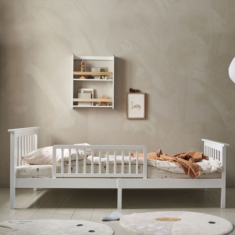 Petite Amélie - Peuterbed Milo - Wit - 200x90 cm - Massief Hout - Inclusief Lattenbodem