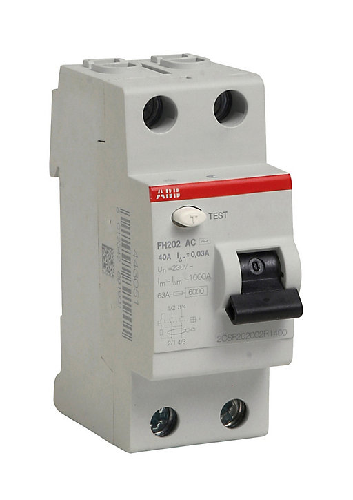 Interrupteur différentiel 30MA 40A type AC ABB
