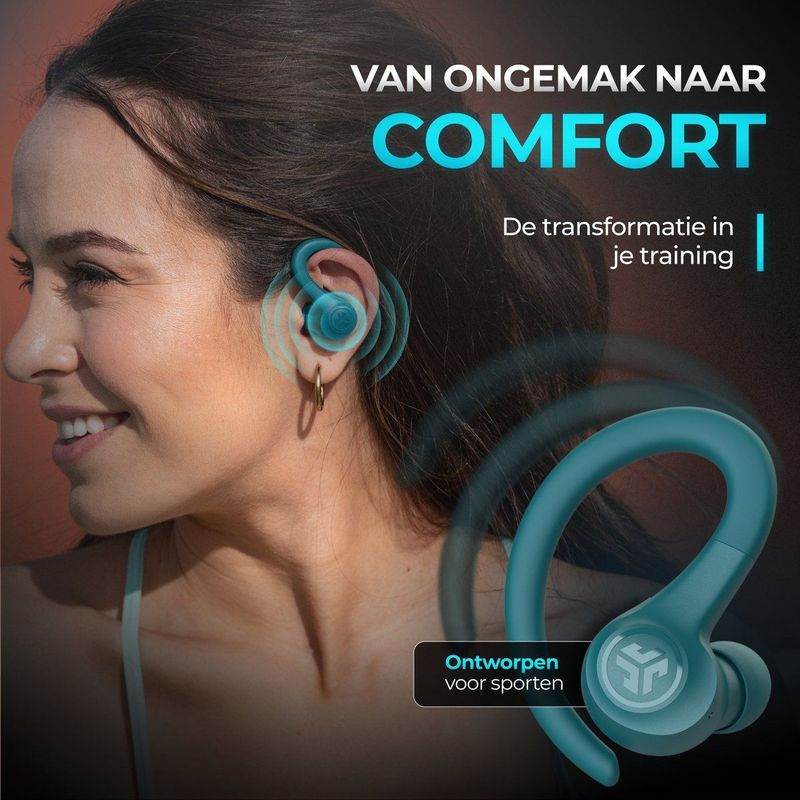 JLAB GO Sport Draadloze Oordopjes - Bluetooth - Teal