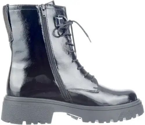 51.761.97 Gabor zwart lak - maat 9.5 veterboot zwart lak - maat 9.5 Calandschoen
