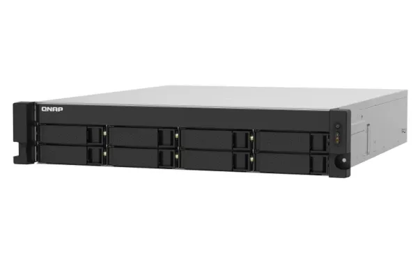 [OUTLET] - QNAP TS-832PXU - NAS-server - 8 bays - rackversion - SATA 6Gb/s - RAID RAID 0, 1, 5, 6, 10, 50, JBOD, 60 - RAM 4 GB - Gigabit Ethernet / 2.5 Gigabit Ethernet / 10 Gigabit Ethernet - iSCSI support - 2U