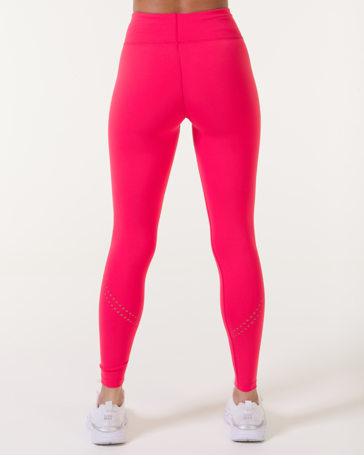 LEVITY Breeze Lasercut Tights Red Geranium