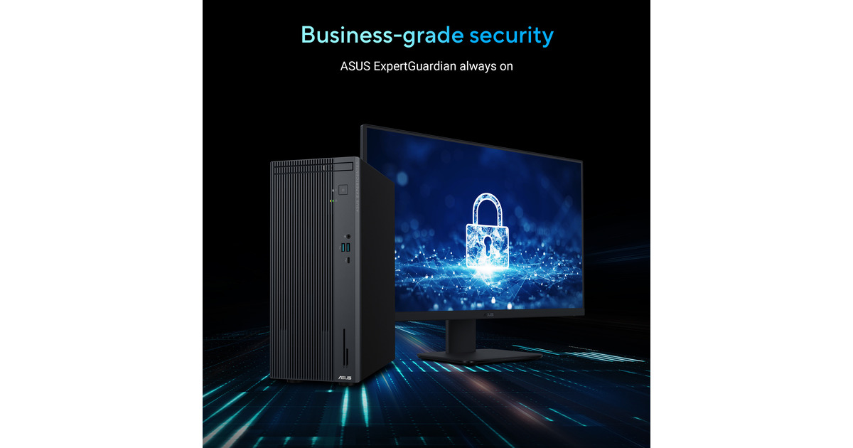 ASUSExpertCenter P500 Mini Tower P500MV-13420H072X pc-systeem  (Donkergrijs | Core i5-13420H | UHD Graphics | 16 GB | 512 GB SSD)