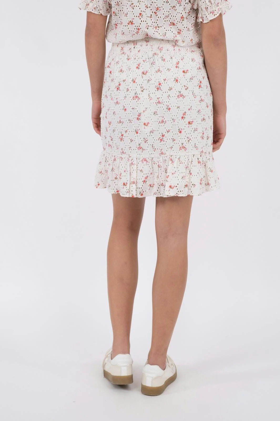 Neo Noir Bekka Embroidery Rose Skirt