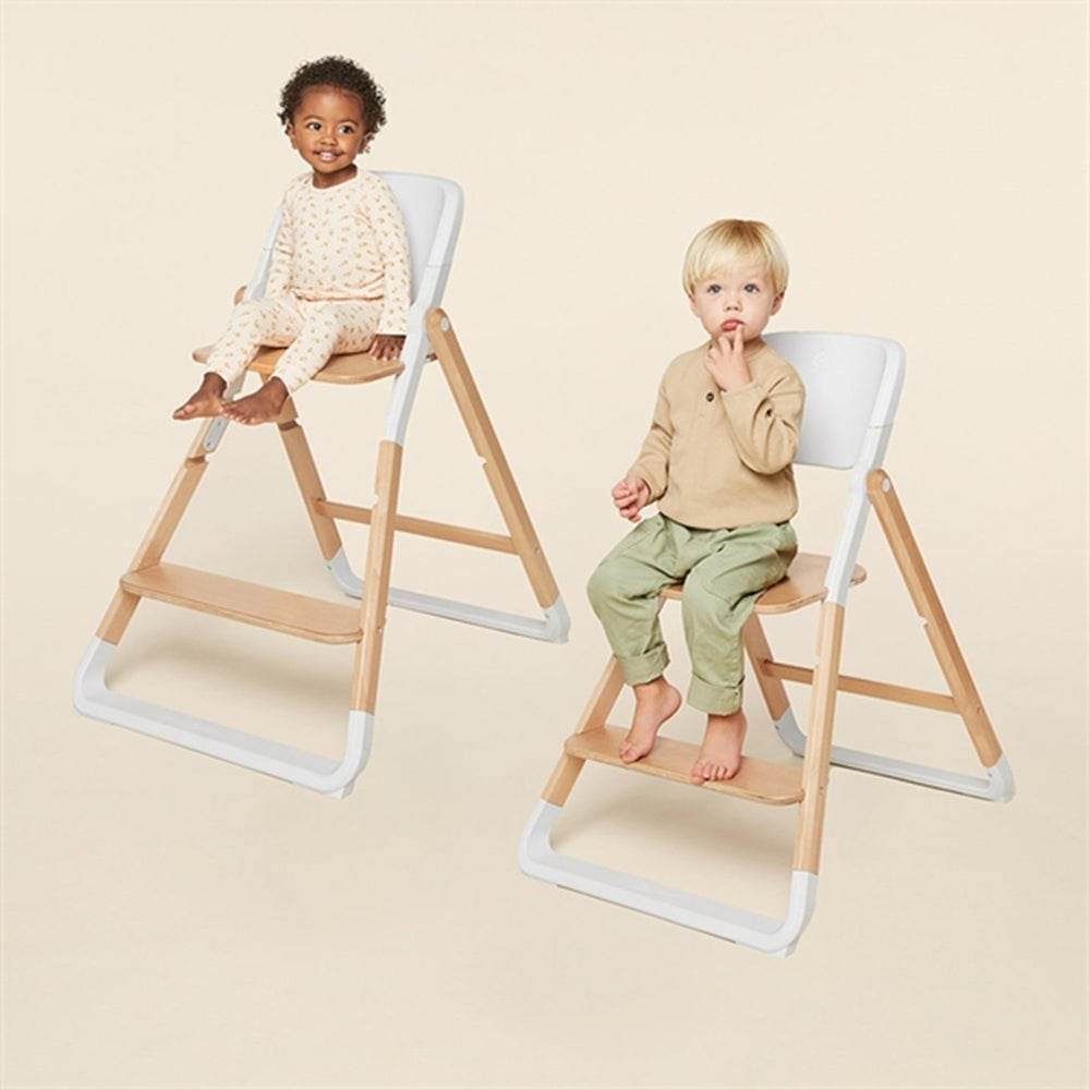 Evolve Chair Natural Wood White - Ergobaby