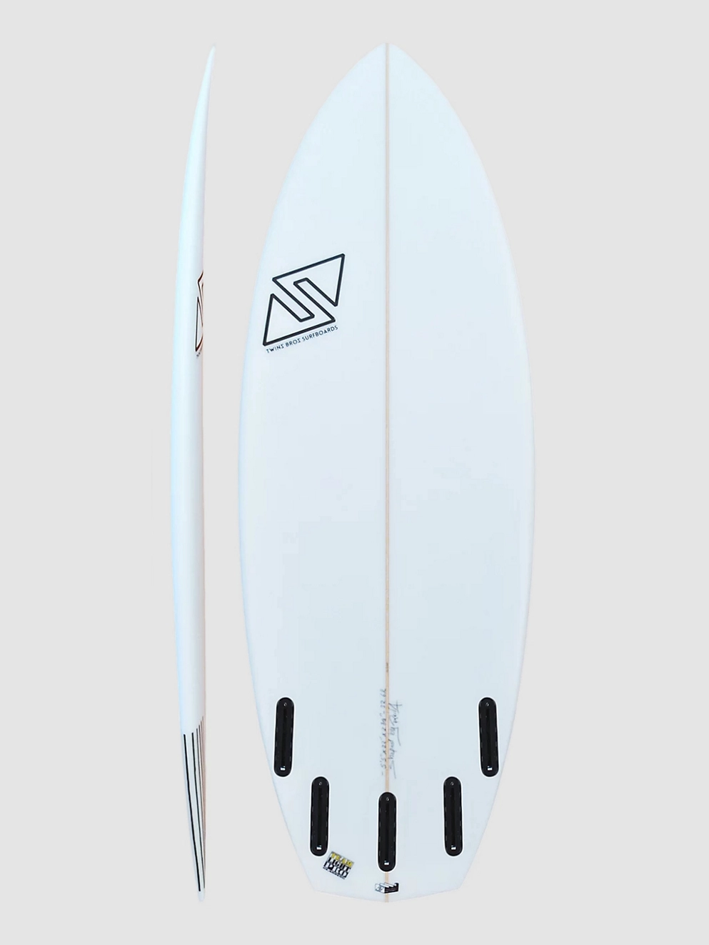 TwinsBros Spitfire FCS2 Surfboard white