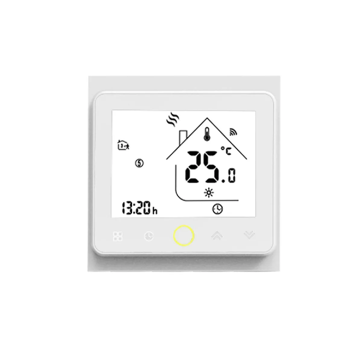 Ledkia Thermostat WiFi Programmable Blanc