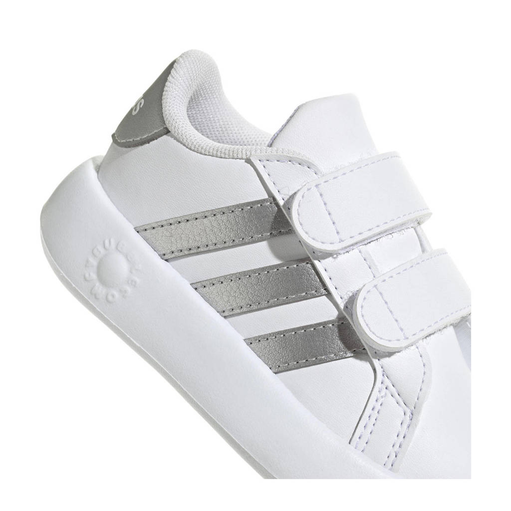 adidas Grand Court 2.0 sneakers wit/matzilver