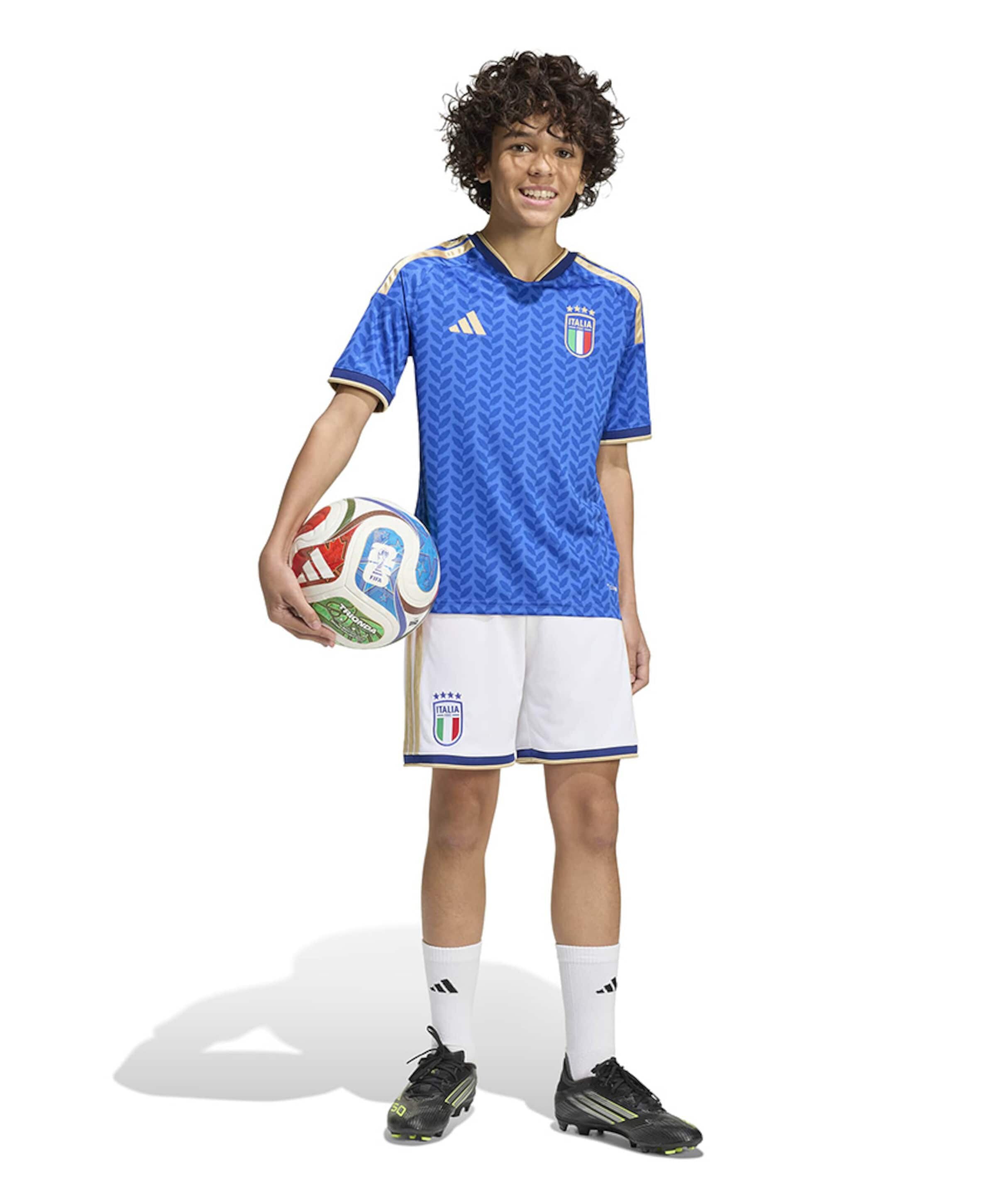 Adidas figc h sho y jongens shorts wit