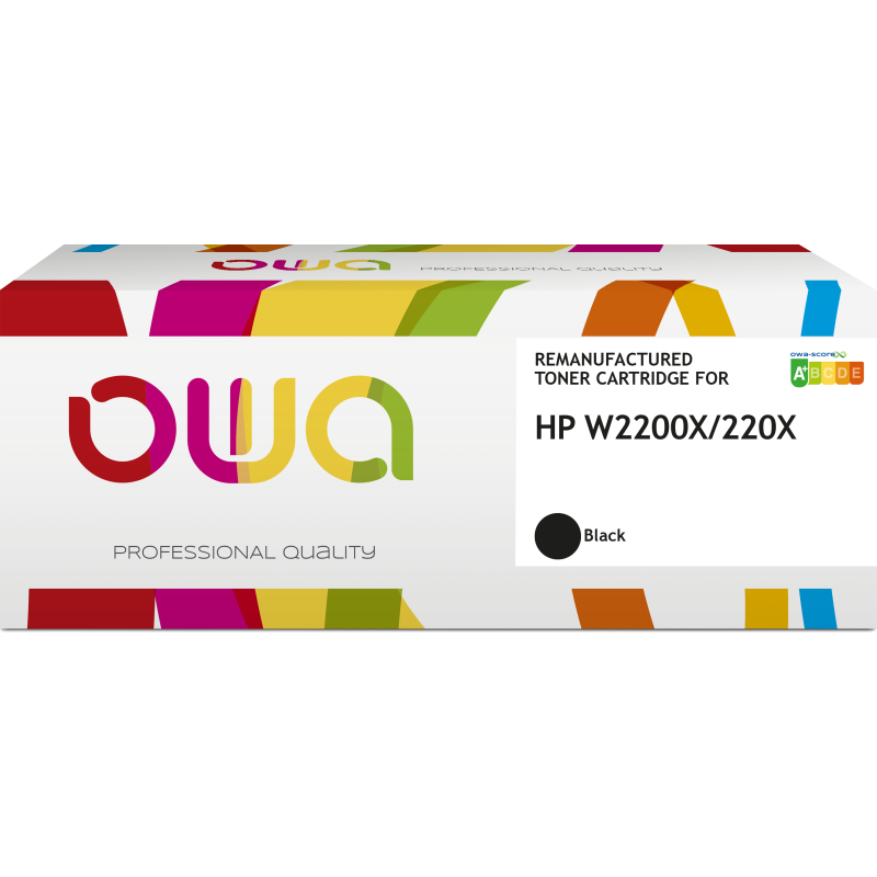 Toner remanufacturé OWA - haute capacité - Noir - pour HP W2200X