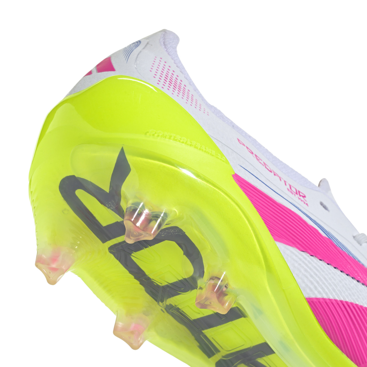 Adidas Predator Elite Gras Voetbalschoenen (FG) Wit Roze Neongeel