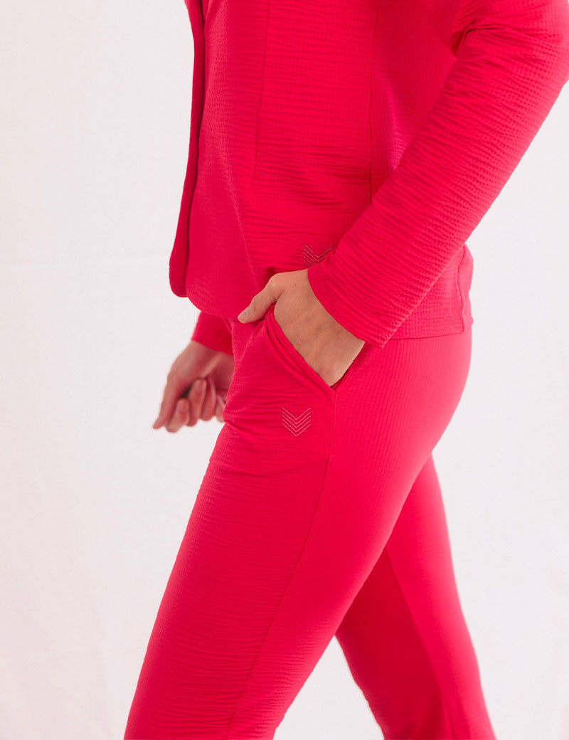 HBT WAFFLE  | CHELSEA PANTALON FUSHIA