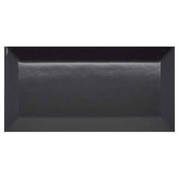 Wandtegel Metro zwart 7,5x15 cm 0,5 m²