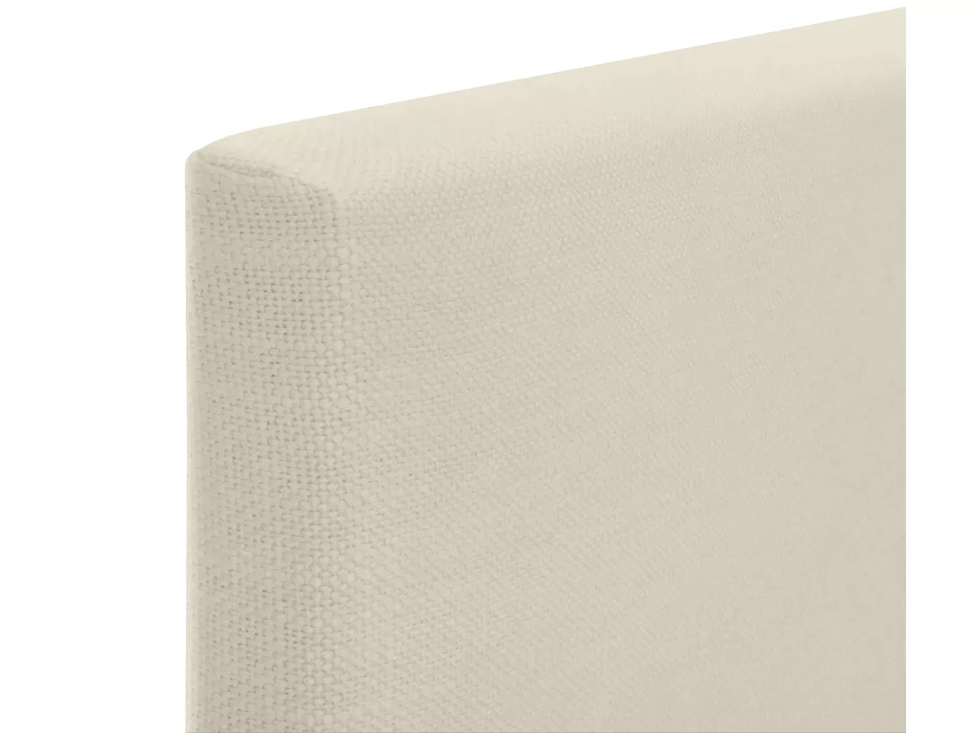 DHOME Tête de lit en lin naturel lisse 160x50cm Lits 150/160 - Beig