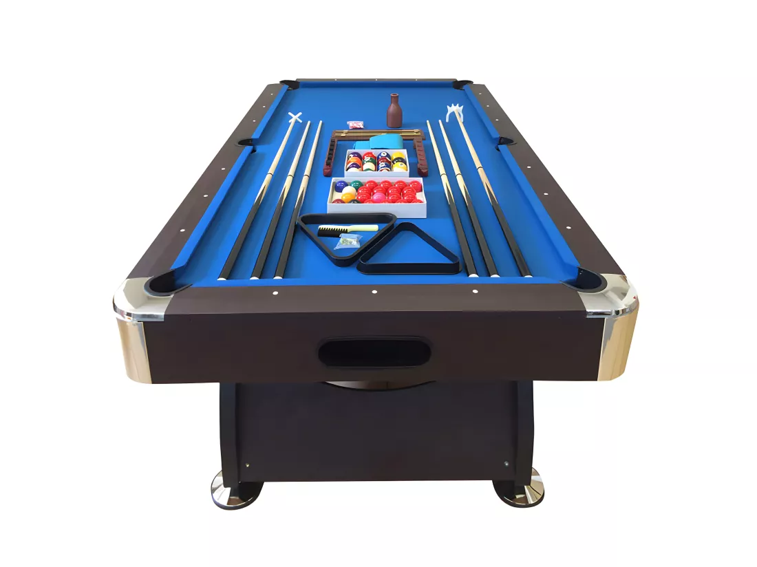 Table de billard 8 pieds complet d’accessoires – Viper Blue