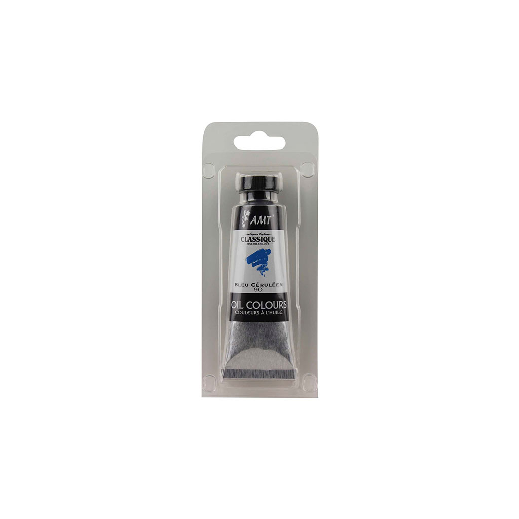 Peinture à l'huile bleu céruléen 45ml