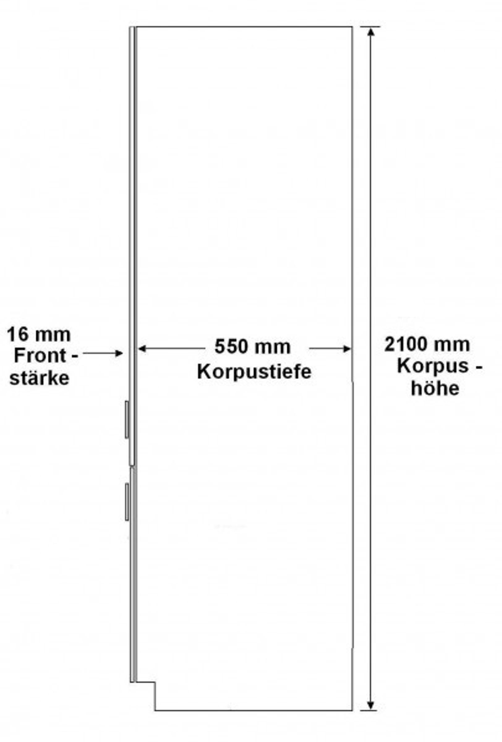 Winkelküche MONZA 280x270 cm Küchenzeile Eckküche Küche Nußbaum Okapi Schwarz