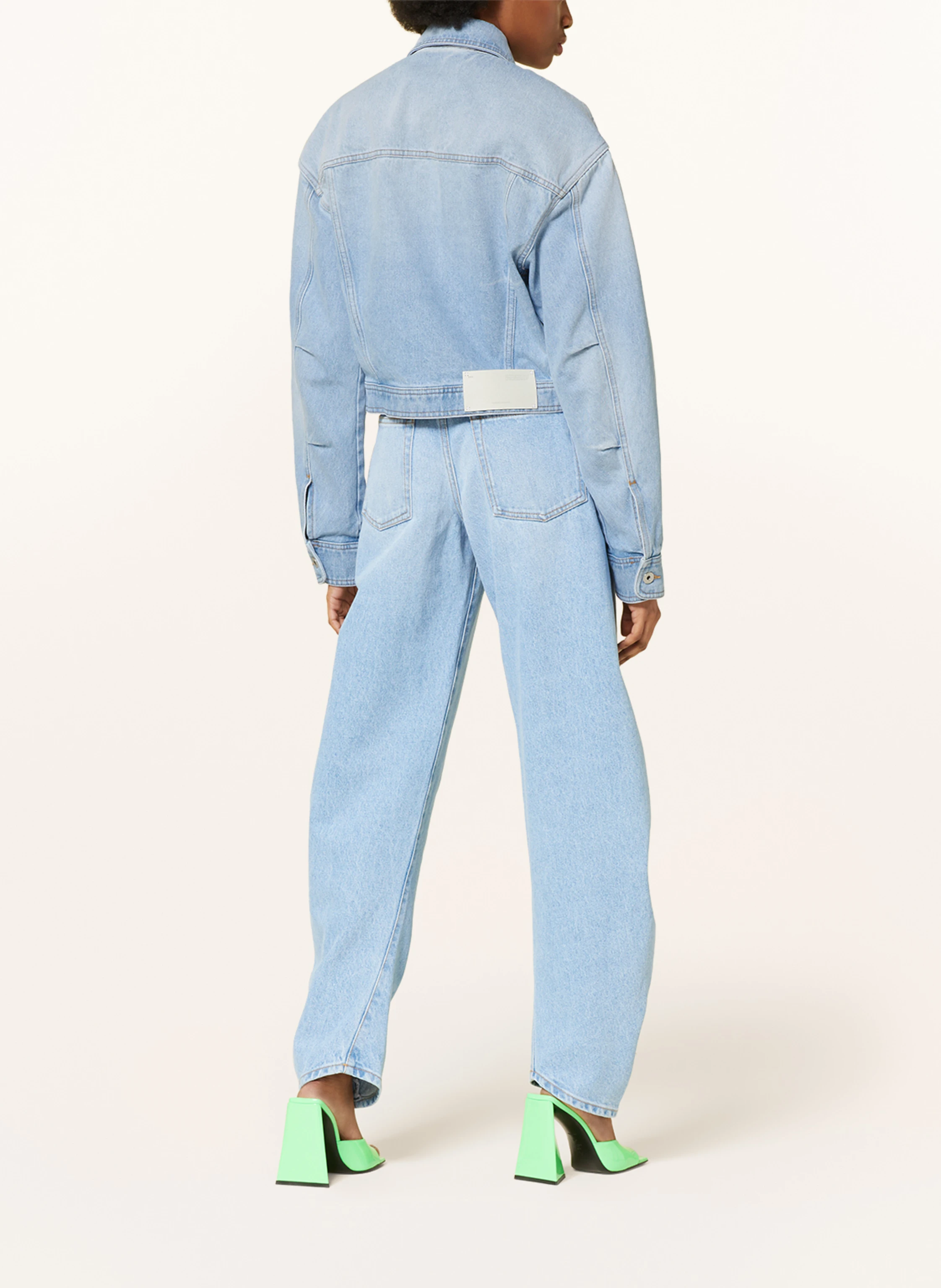 Off-White Cropped-Jeansjacke