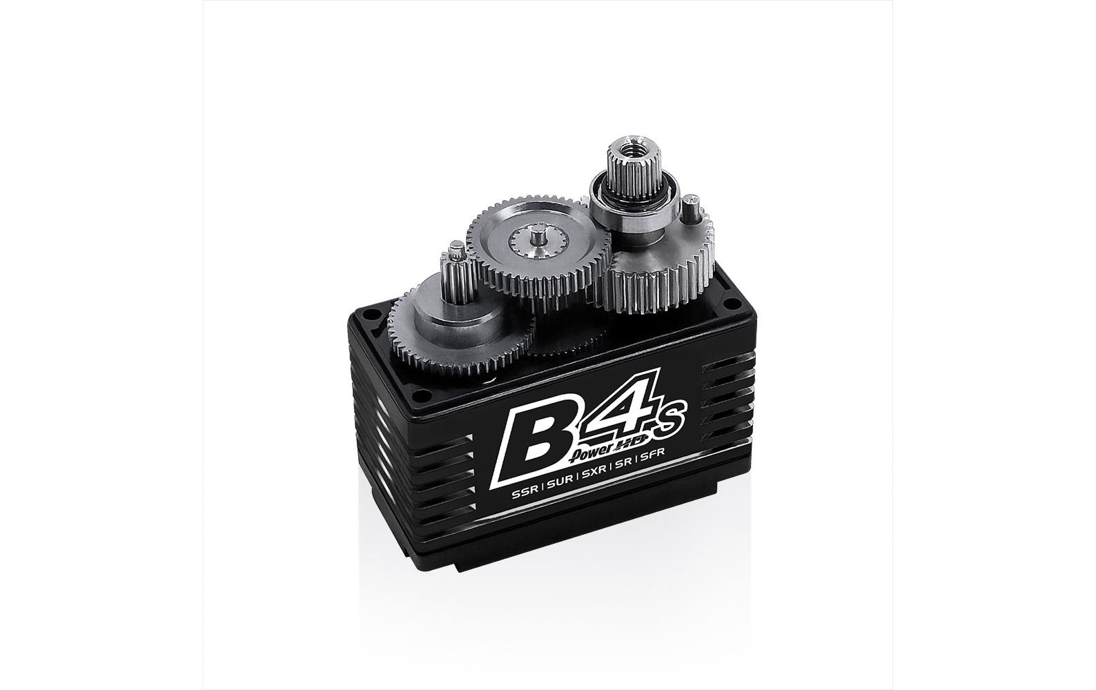 Standard Servo B4S 32 kg, Digital HV BrushlessBruhsless Digital Standard Servo mit kugelgelagertem Metallgetriebe