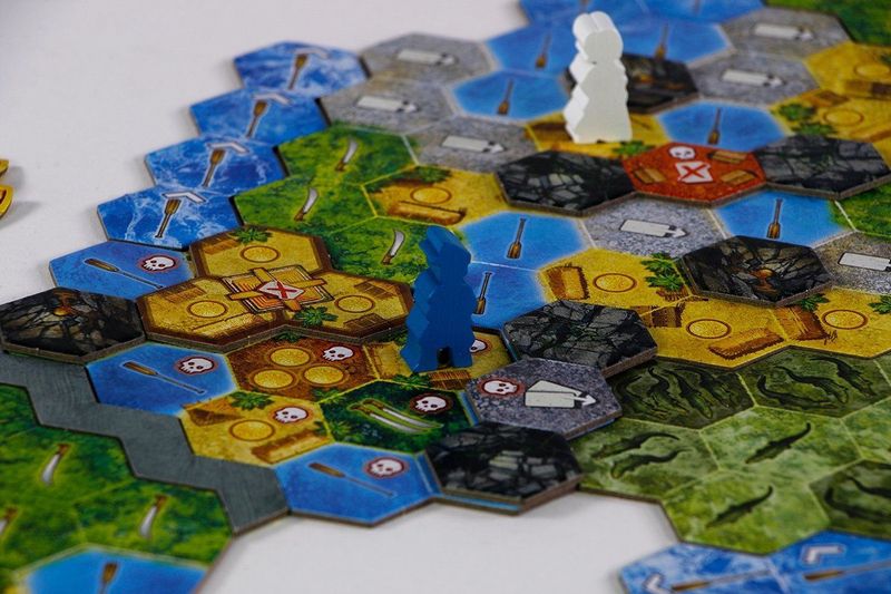 De Zoektocht naar El Dorado - Gevaren & Muisca - Bordspel
