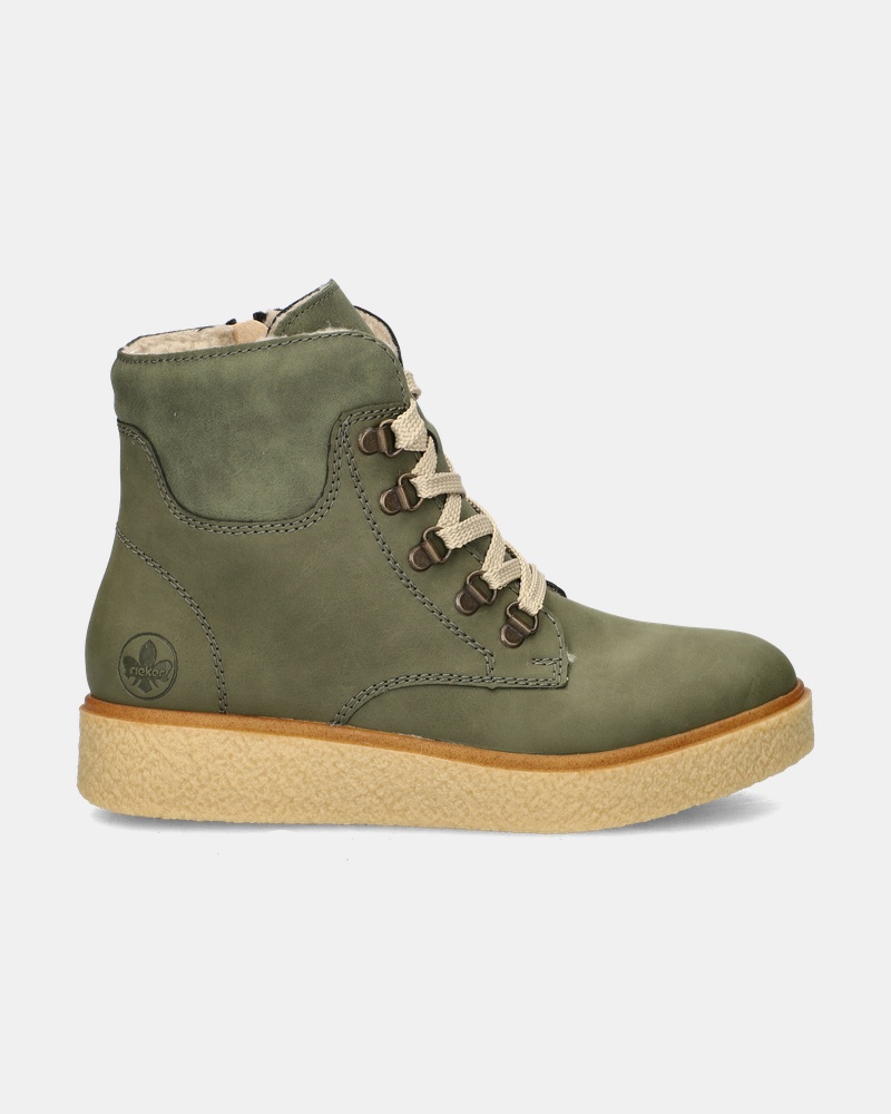 Rieker Veterboots  - groen