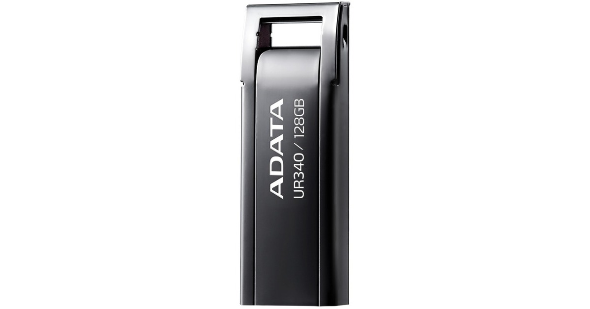 ADATAUR340 128 GB usb-stick  (nikkel, USB-A 3.2 Gen 1)