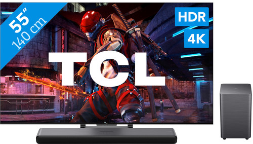 TCL QLED 55C743 (2023) + TCL S55H 2.1 Soundbar