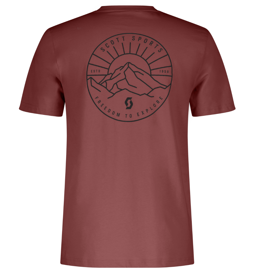 SCOTT Graphic T-shirt, Rød