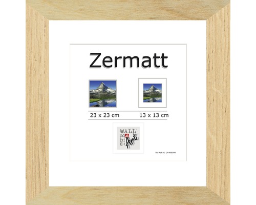 Zermatt eiken objectlijst 23x23 cm