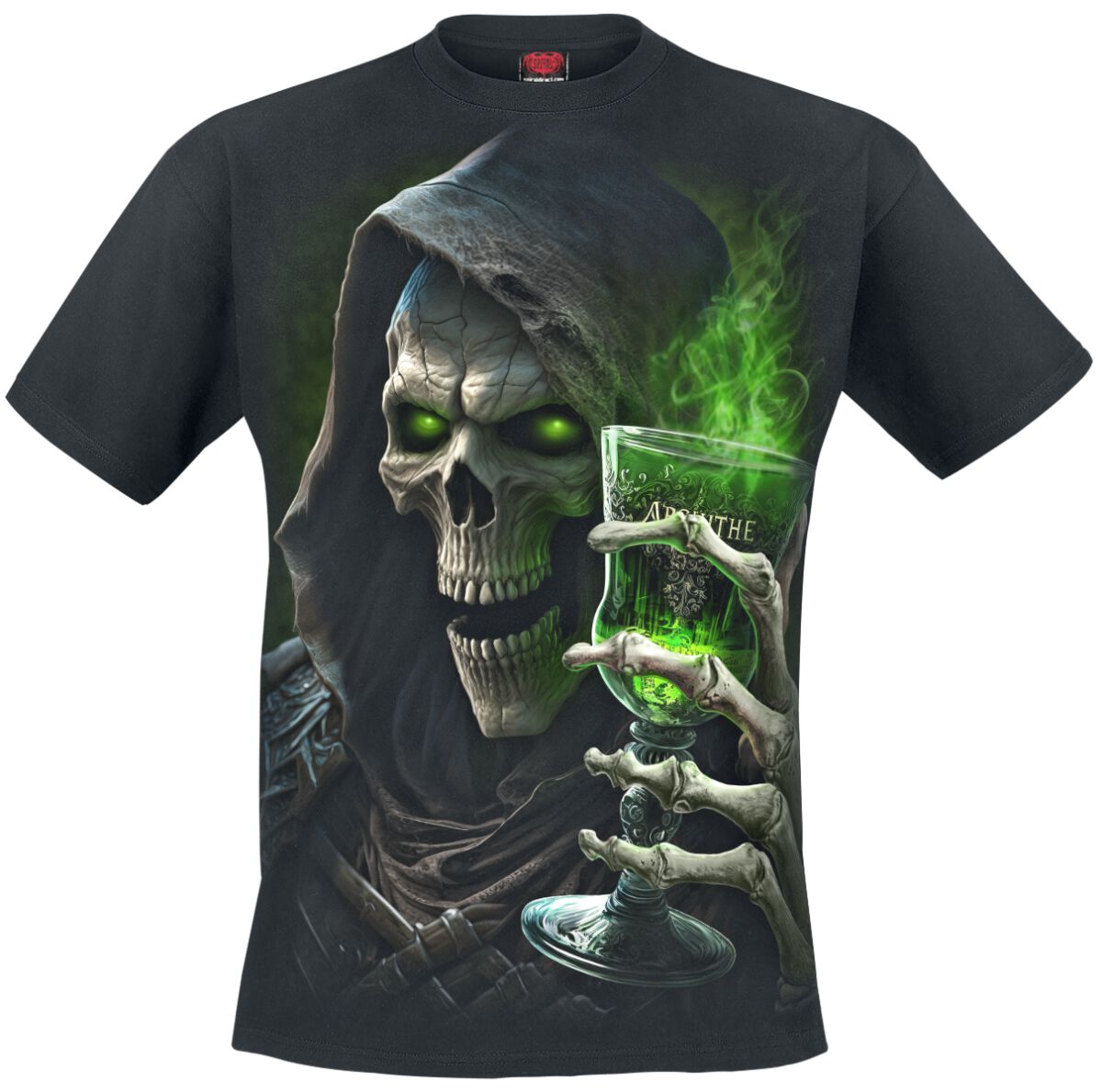 The Green Fairy | Spiral T-Shirt Manches courtes