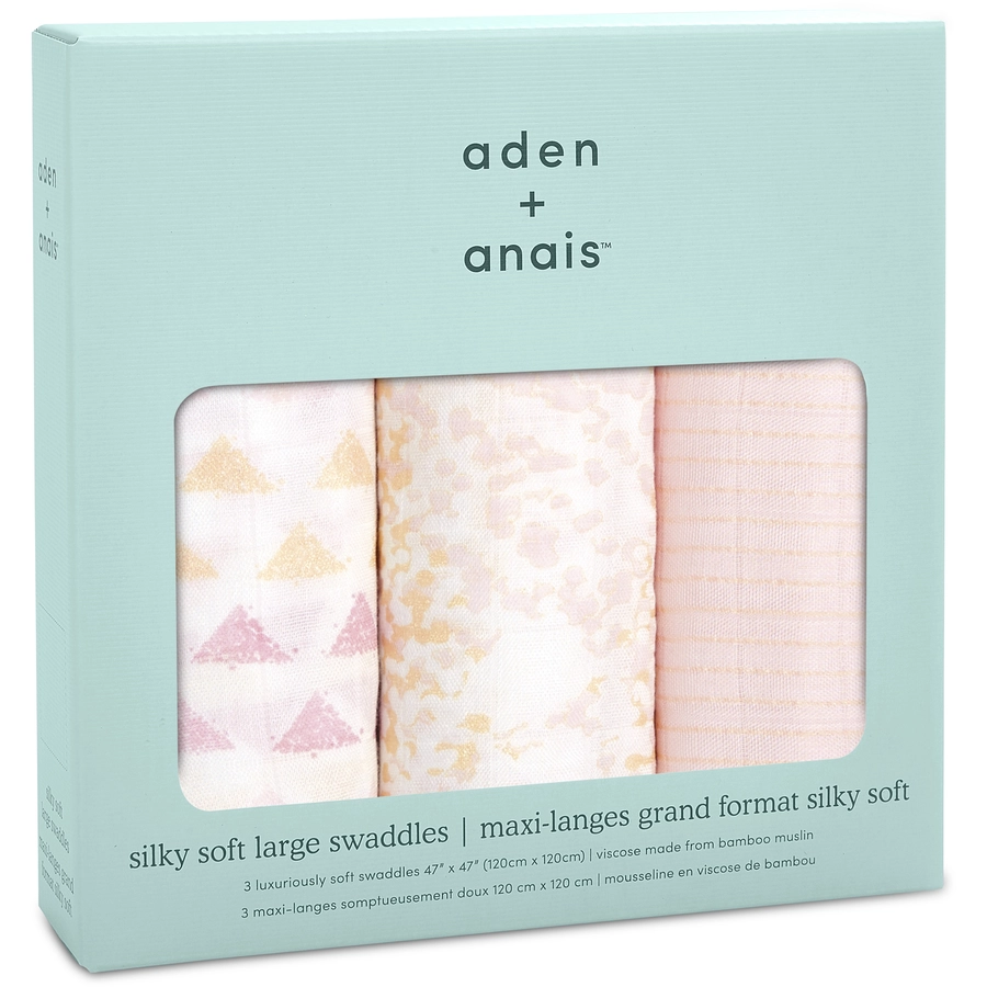 aden + anais™ Pucktücher metallic primrose birch 3er-Pack