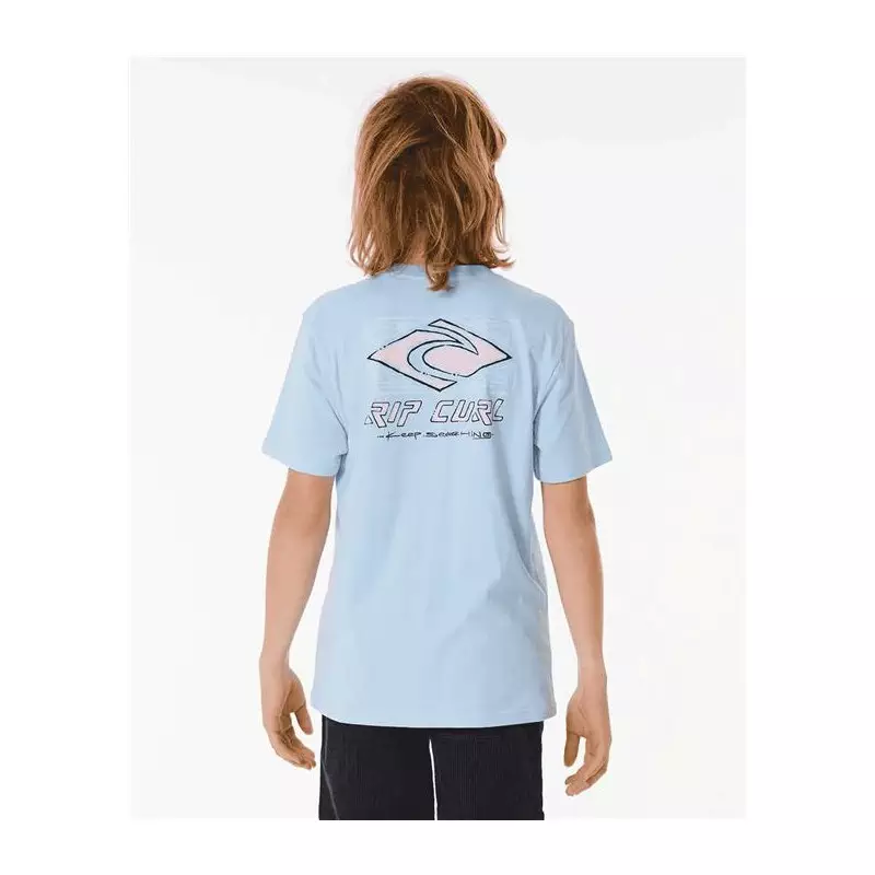 Teeshirt junior RIPCURL Pure Surf Logo Tee-Boy Cool Blue