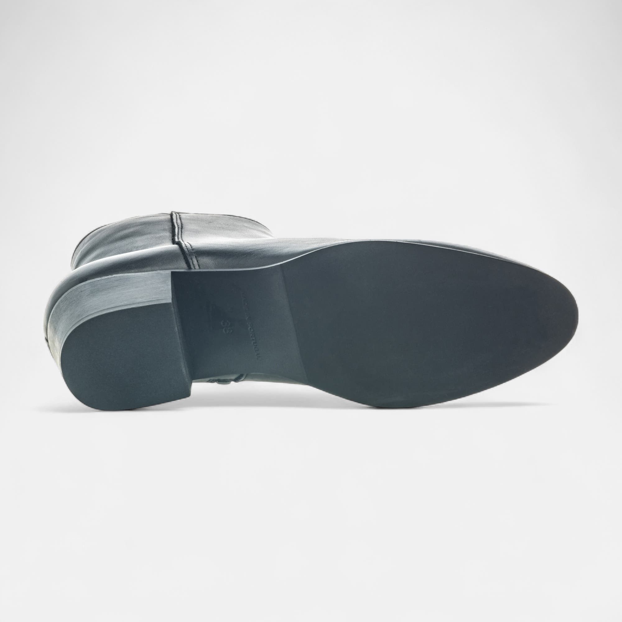 Bottines Femme en cuir noir vernis