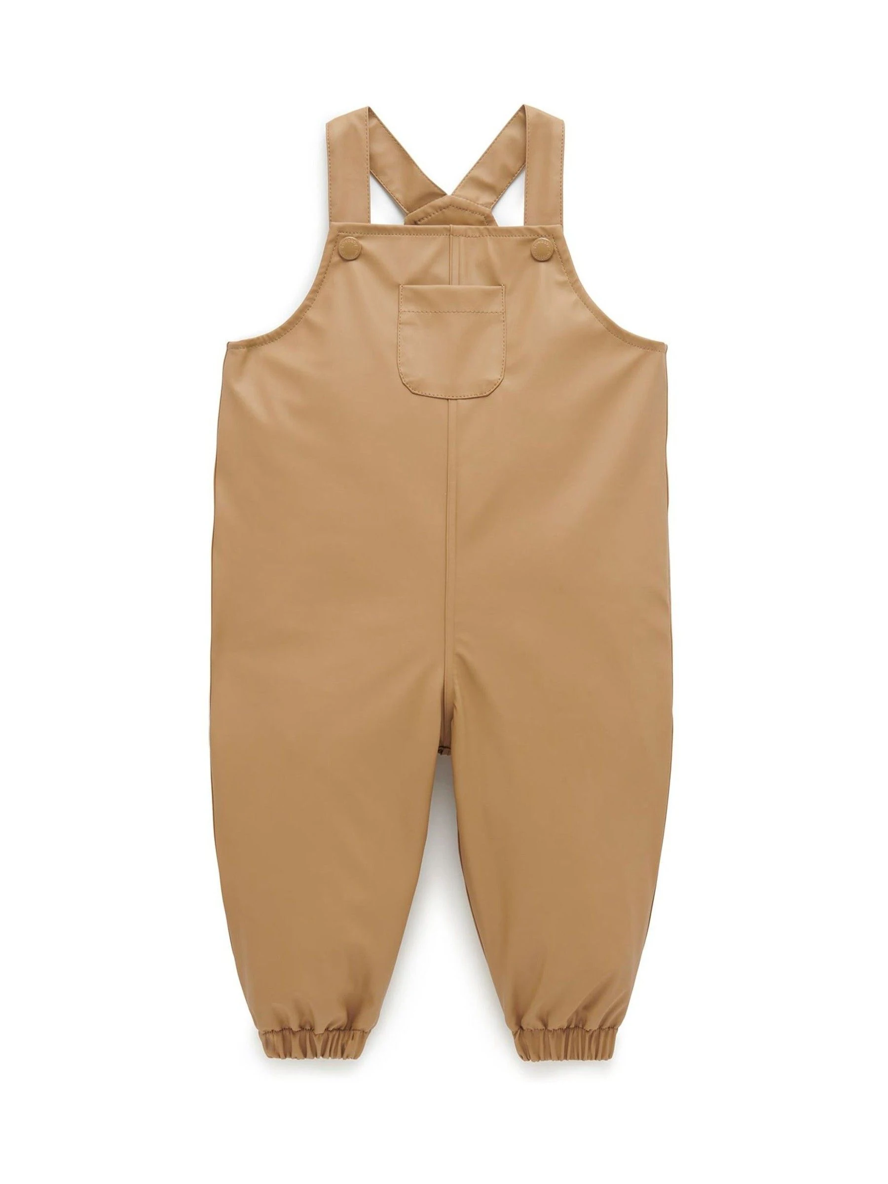 Bruin - Purebaby waterdichte bretelbroek