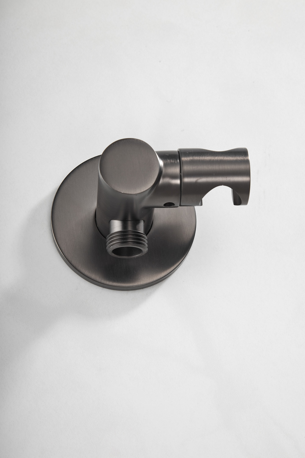 Saniclear Plus draaibare handdouche houder met wateraansluiting verouderd ijzer