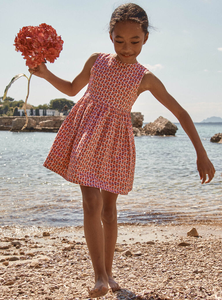 Robe réversible blush