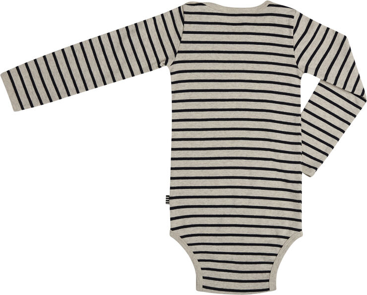 Mads Nørgaard - Copenhagen Soft Striped Rib Body Navy/ nature mel
