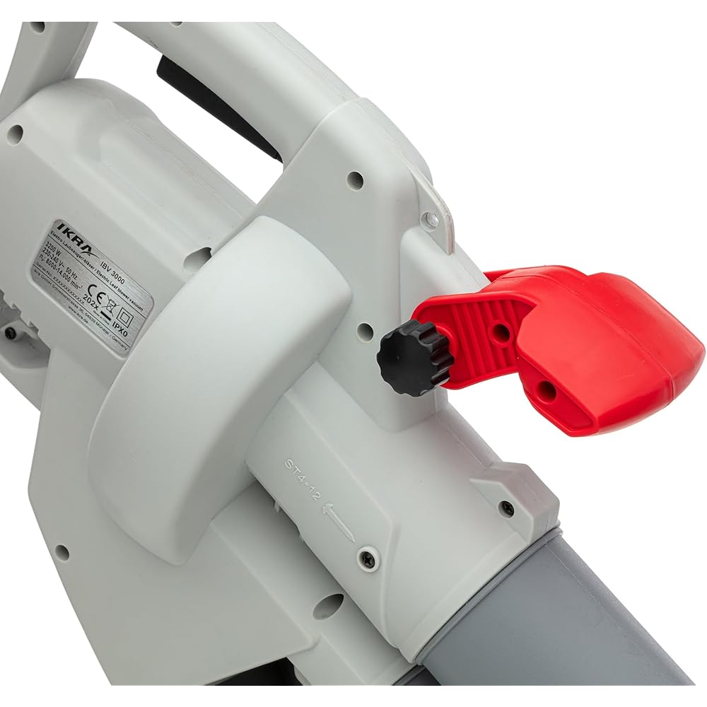 IKRA aspirateur-souffleur-broyeur électrique IBV 3000 3in1, Vitesse de soufflage 240 km/h, variateur de Vitesse : Jardin
