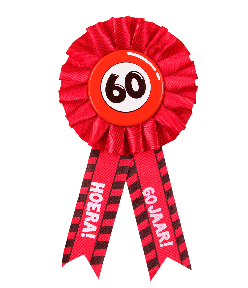 Rozet Hoera 60 Jaar Hoera