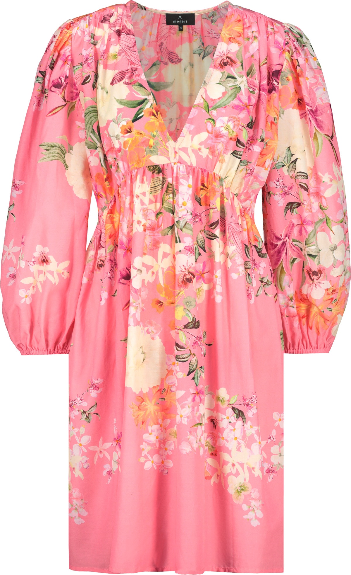 Monari Druckkleid »Kleid Blumenverlauf allov.« Ohne Tasche mit Blumenmuster