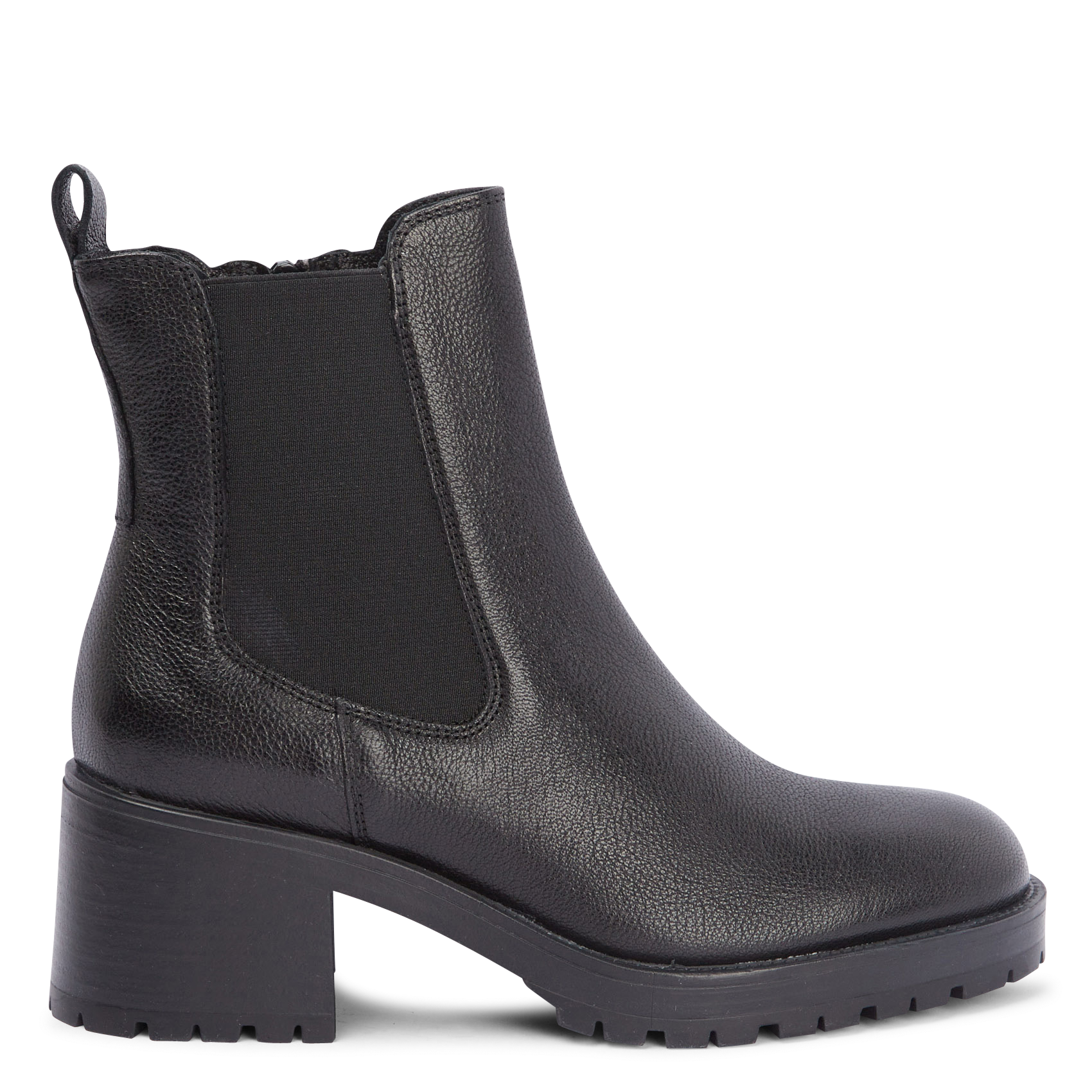 CECILE - Bottines en cuir | Noir