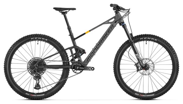 VTT Électrique Tout Suspendu Enfant Mondraker F-Play 26 Sram SX Eagle 12V Gris 2025