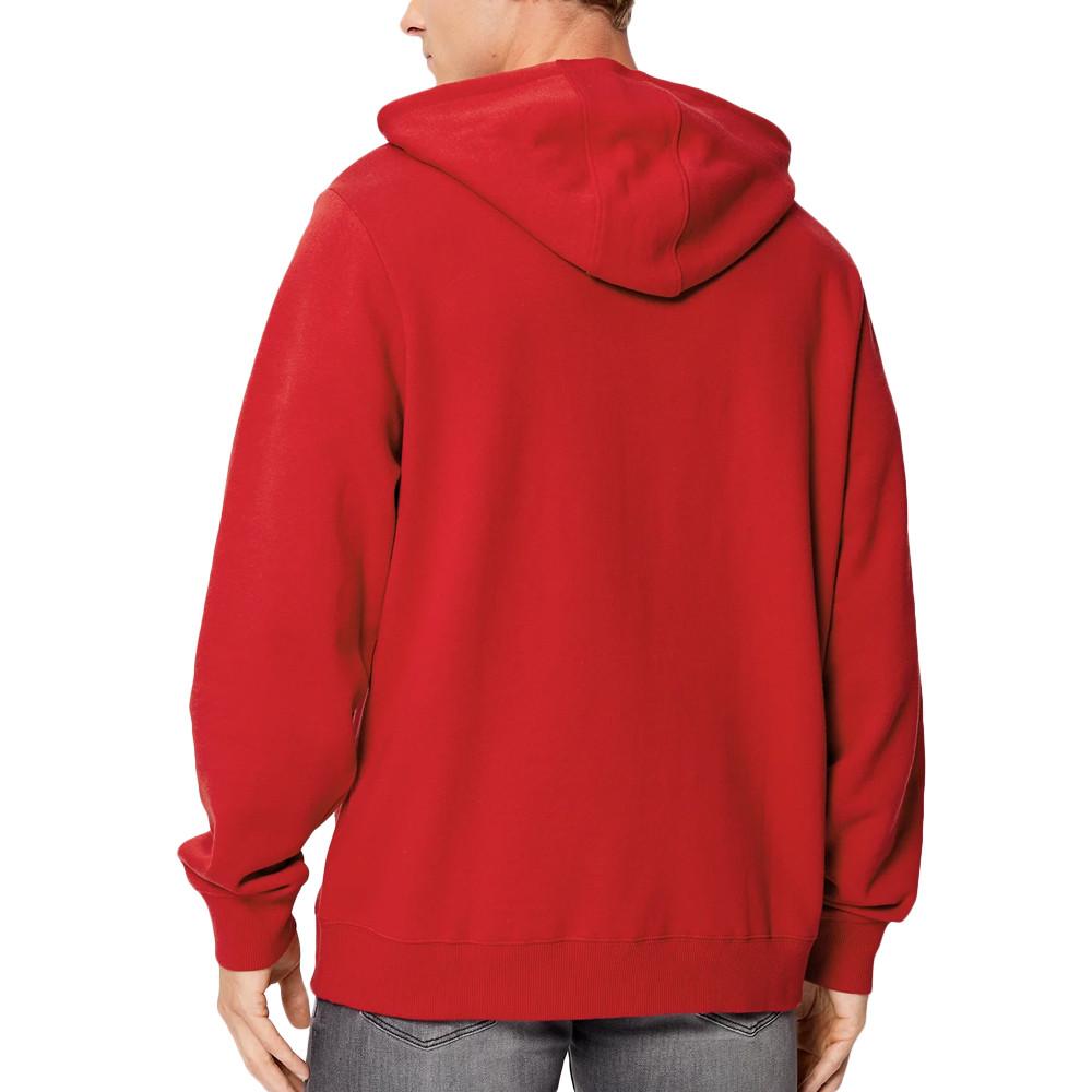 Guess Sweat à Capuche Rouge Homme Guess Roy