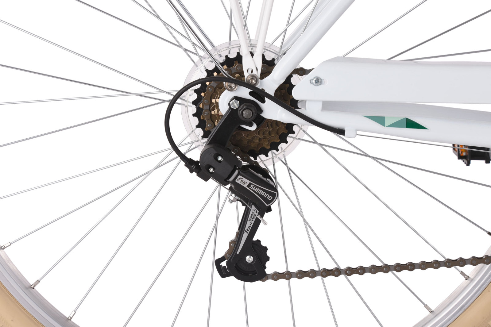 KS Cycling Damenfahrrad Toscana 28'' - weiß - 48 cm Rahmenhöhe