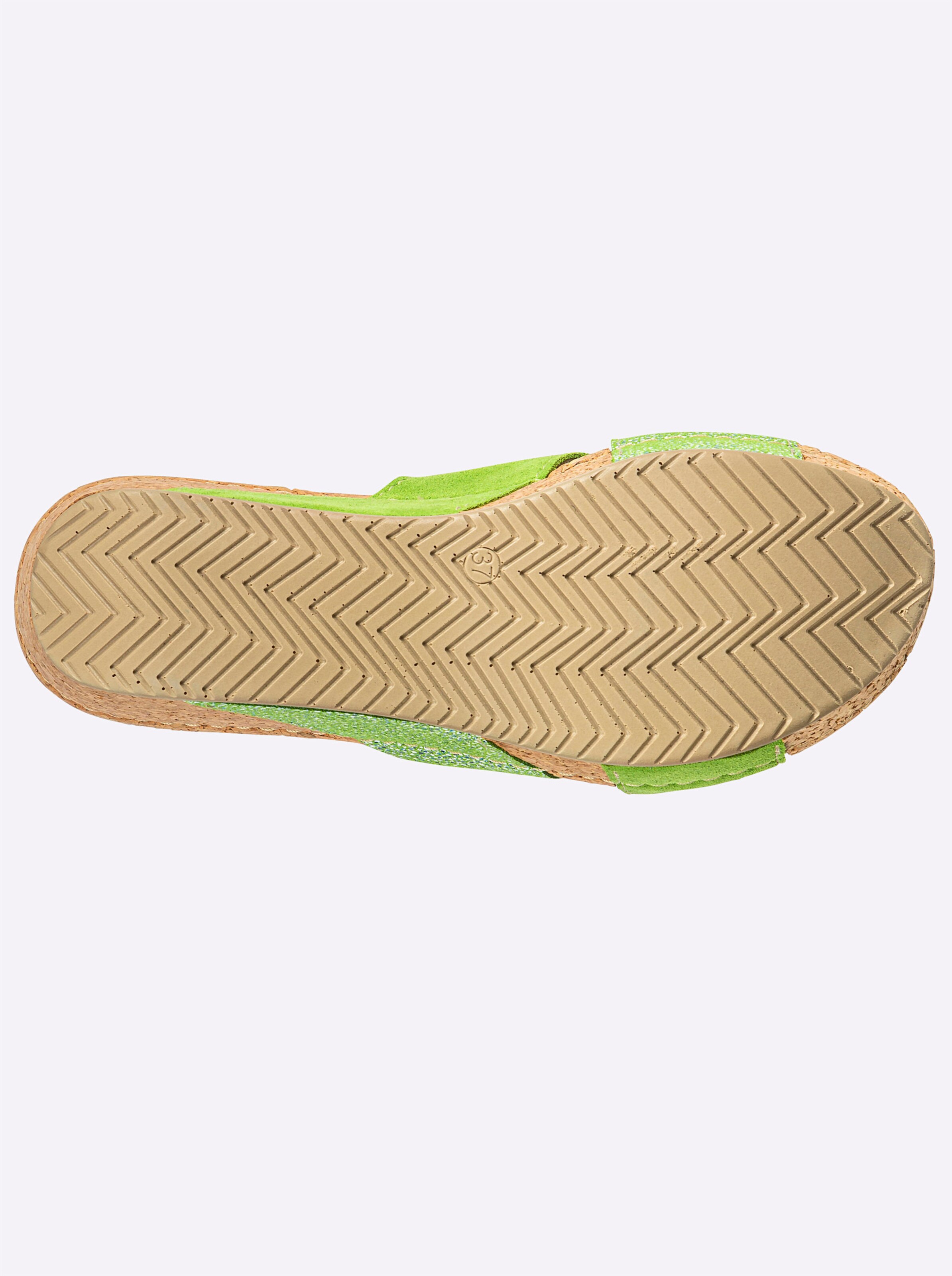Dr. Feet Pantolette in grün